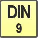 Piktogram - Typ DIN: DIN 9